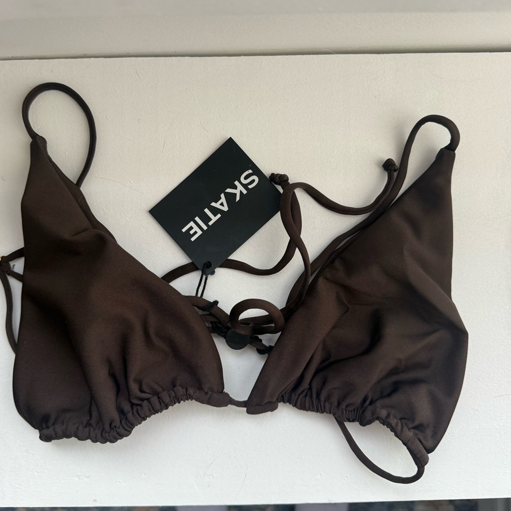 Skatie brown Bikini Top